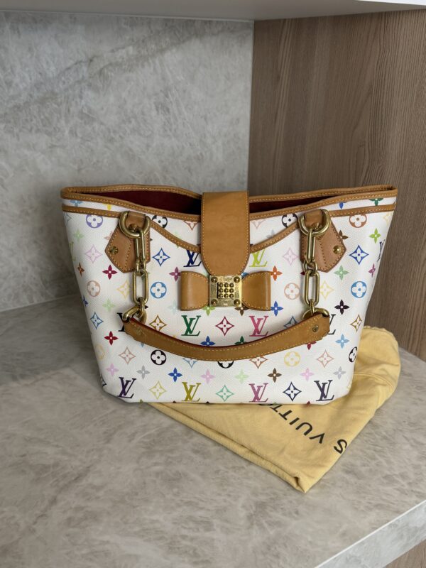 Louis Vuitton Monogram Multicolor Annie GM White