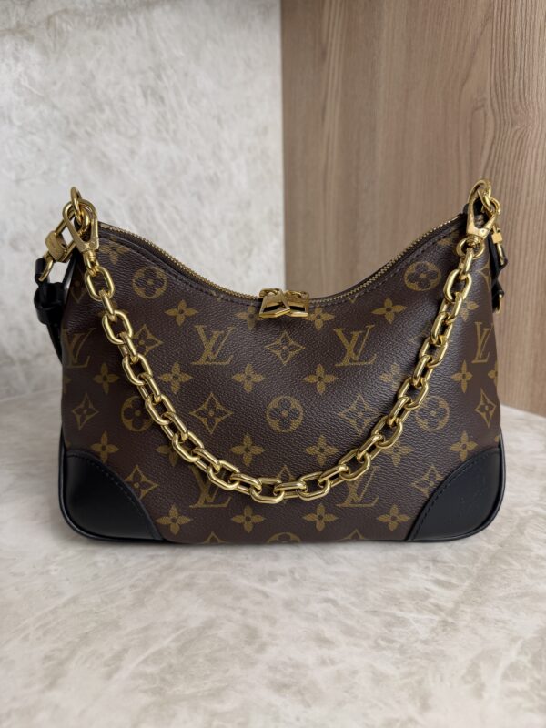 Louis Vuitton Monogram Boulogne NM Black