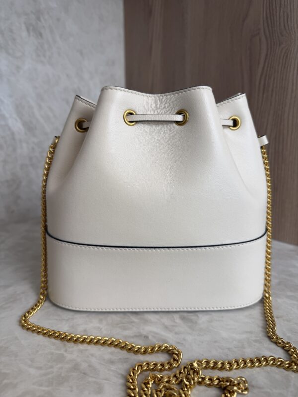 Valentino Garavani Mini Bucket Bag in Nappa with Vlogo Signature Chain