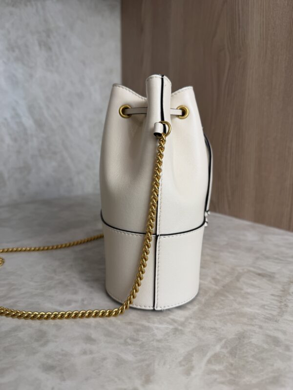 Valentino Garavani Mini Bucket Bag in Nappa with Vlogo Signature Chain