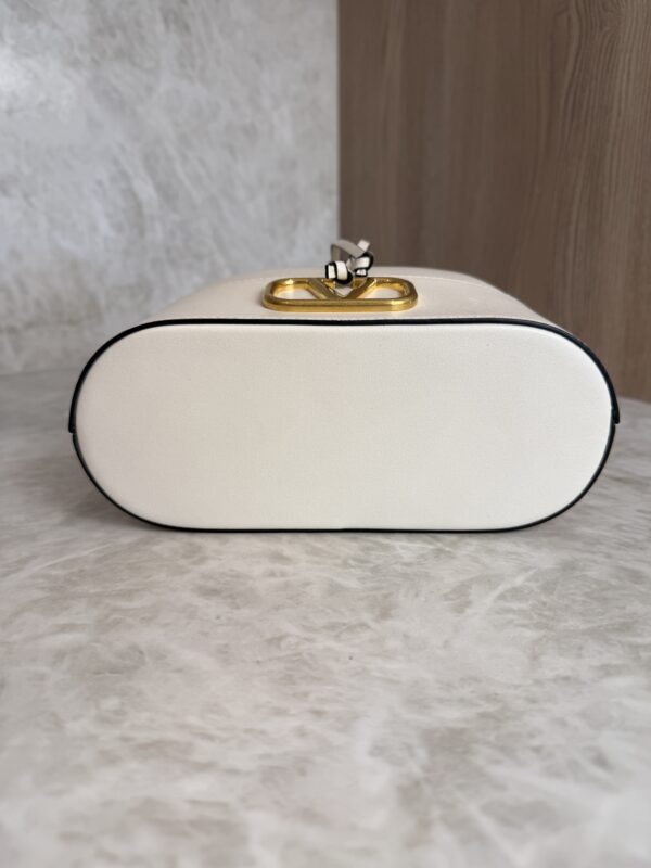 Valentino Garavani Mini Bucket Bag in Nappa with Vlogo Signature Chain