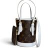 Louis Vuitton Monogram LV Match Nano Bucket Bag White
