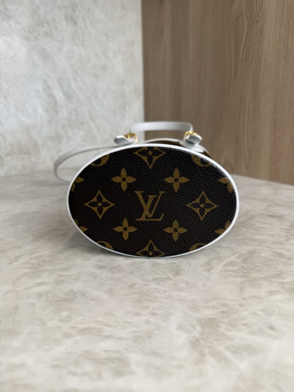 Louis Vuitton Monogram LV Match Nano Bucket Bag White