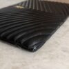 Saint Laurent (YSL) Calfskin Matelasse Chevron Monogram Document Holder Black