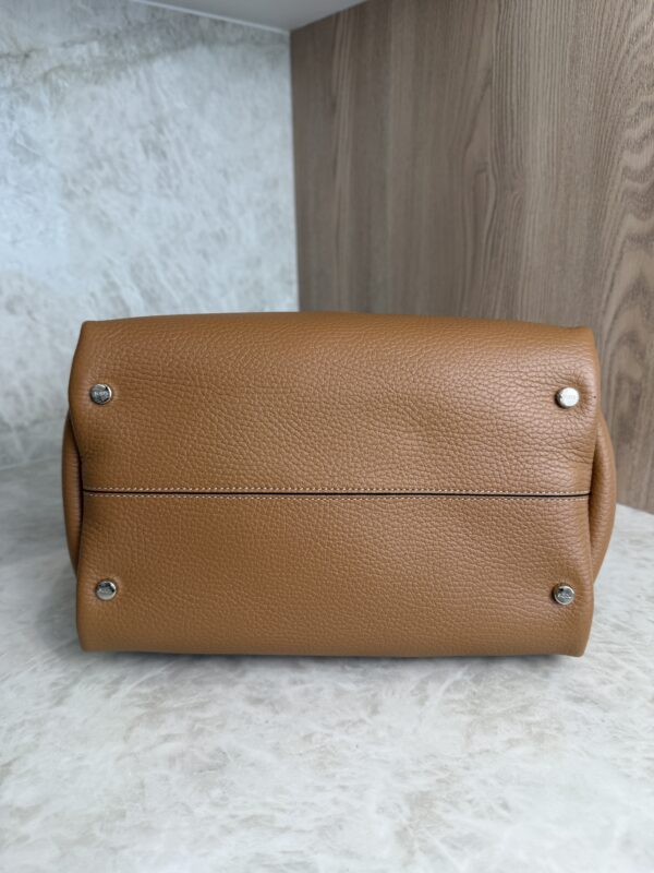 Tods Mini Leather Tote Kenia Bordeaux