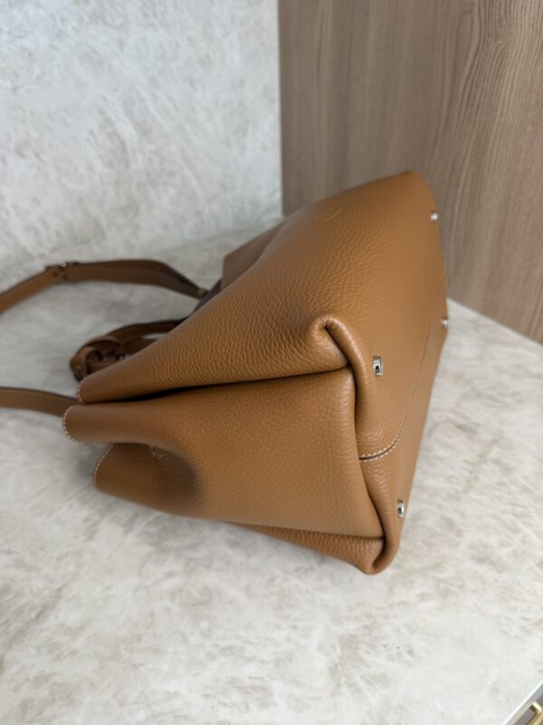 Tods Mini Leather Tote Kenia Bordeaux