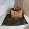 Tods Mini Leather Tote Kenia Bordeaux