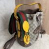 Gucci GG Supreme Monogram Neo Vintage Drawstring Bucket Backpack Beige New Acero Crop