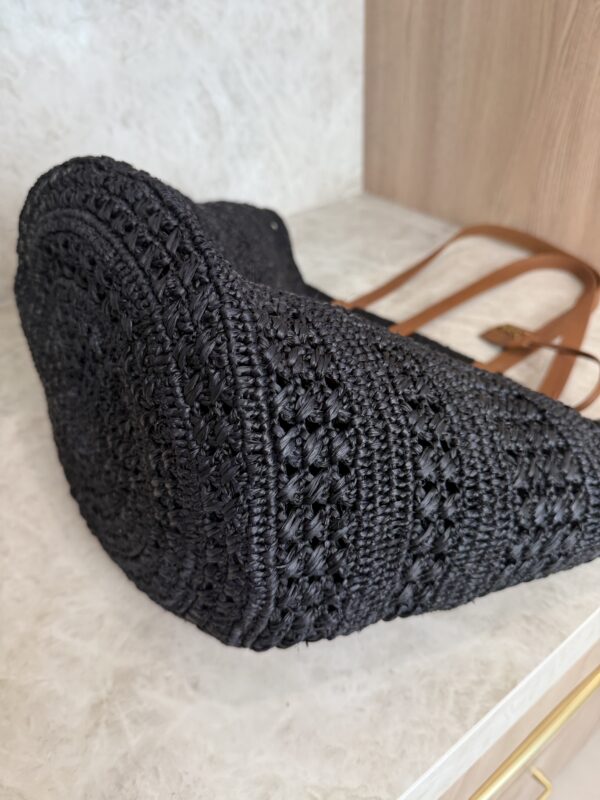 Saint Laurent (YSL) Raffia Panier Medium