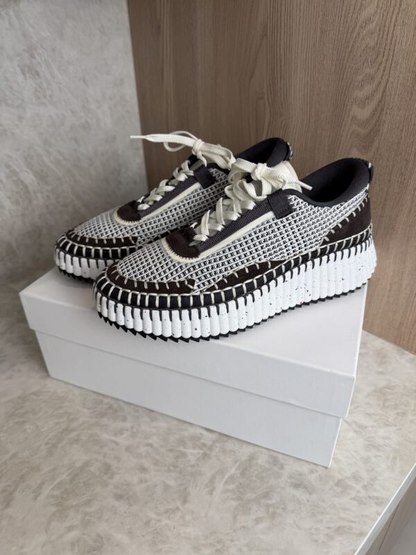 Chloe Nama Sneakers Size 39 Brown