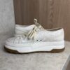 Gucci GG Monogram Jacquard Womens 1977 Tennis Platform Sneakers Size 8