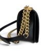 Chanel Boy Flap Bag Quilted Caviar Old Medium Gold Hardware
