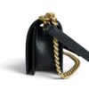 Chanel Boy Flap Bag Quilted Caviar Old Medium Gold Hardware