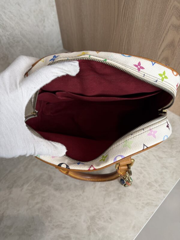 Louis Vuitton Monogram Multicolor Trouville White and Charm