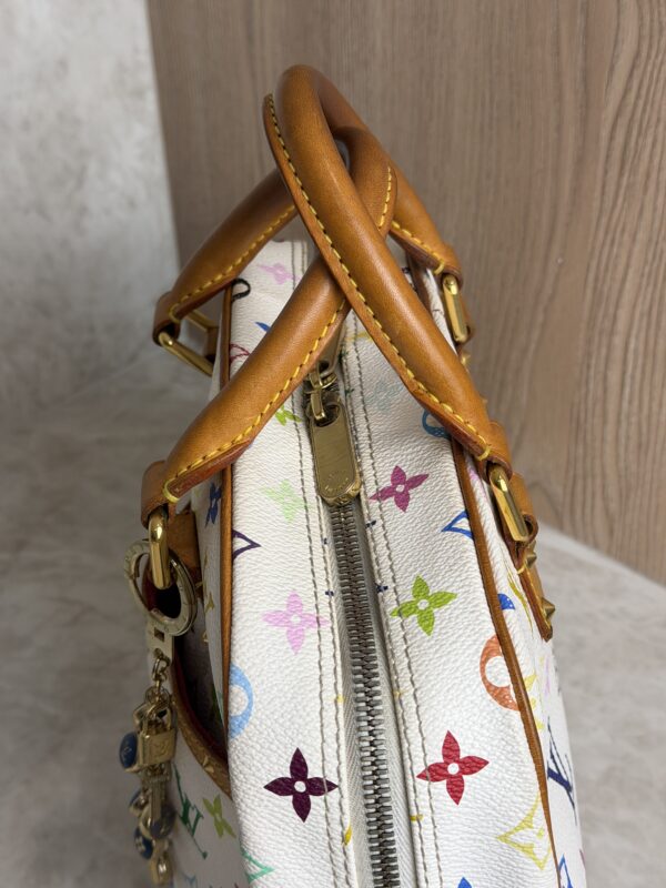 Louis Vuitton Monogram Multicolor Trouville White and Charm