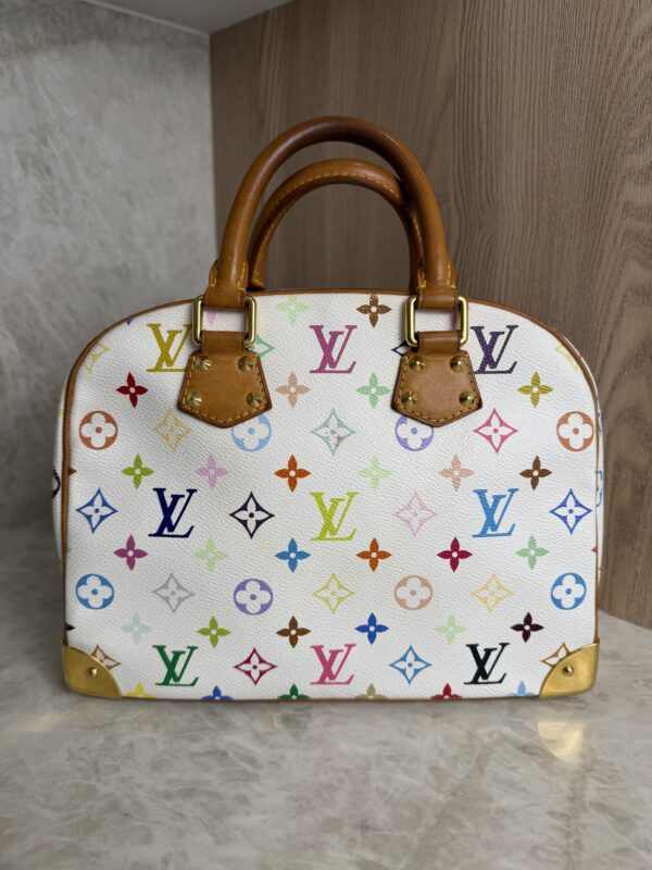 Louis Vuitton Monogram Multicolor Trouville White and Charm