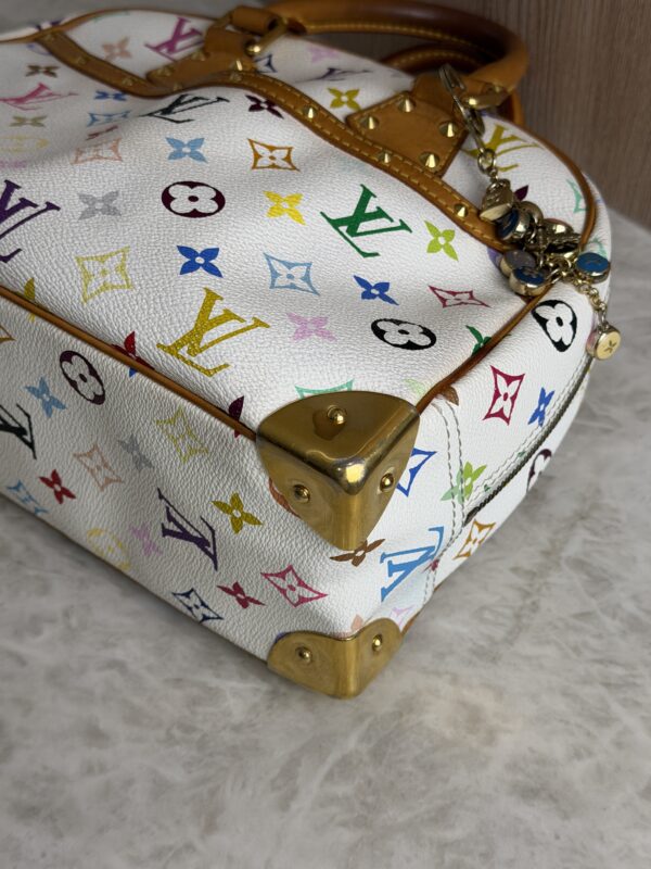 Louis Vuitton Monogram Multicolor Trouville White and Charm
