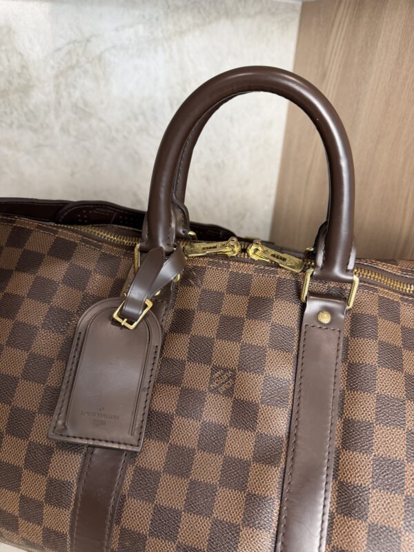 Louis Vuitton Damier Ebene Keepall Bandouliere 45