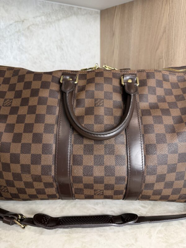Louis Vuitton Damier Ebene Keepall Bandouliere 45