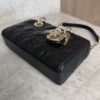 Christian Dior Lambskin Cannage Small Lady D-Joy Black Gold Hardware