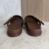 Fendi Feel FF Double Band Sandal Brown 38.5