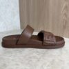 Fendi Feel FF Double Band Sandal Brown 38.5