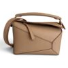 Loewe Small Puzzle Edge Bag in Soft Grained Calfskin Toffee