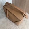 Loewe Small Puzzle Edge Bag in Soft Grained Calfskin Toffee