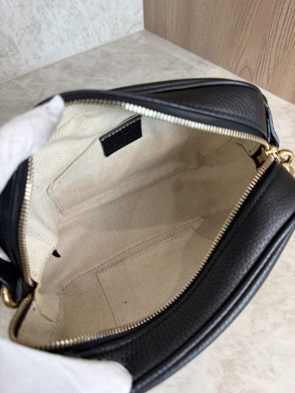 Gucci Calfskin Small Soho Disco Bag Black