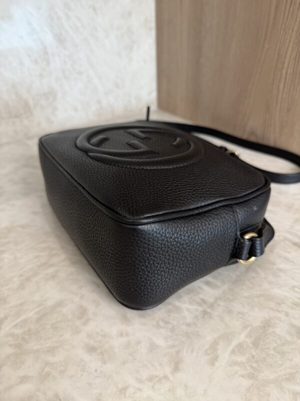 Gucci Calfskin Small Soho Disco Bag Black