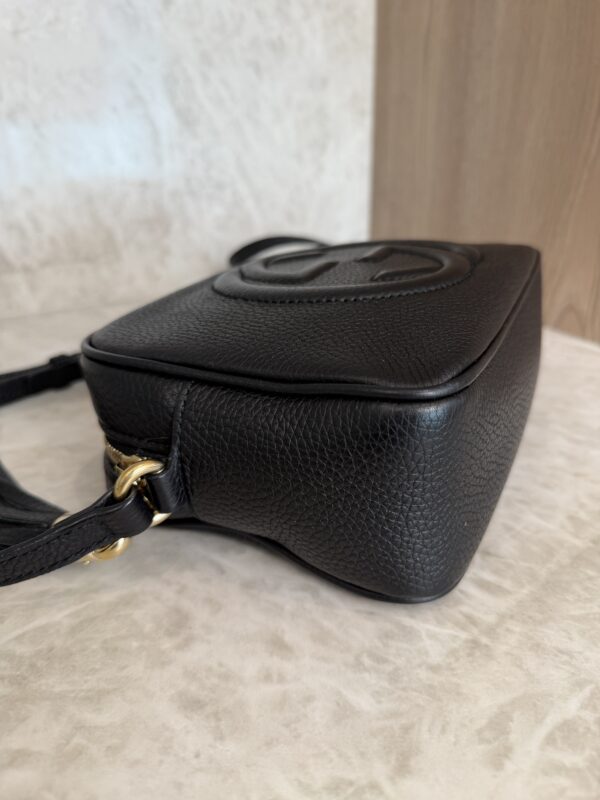 Gucci Calfskin Small Soho Disco Bag Black