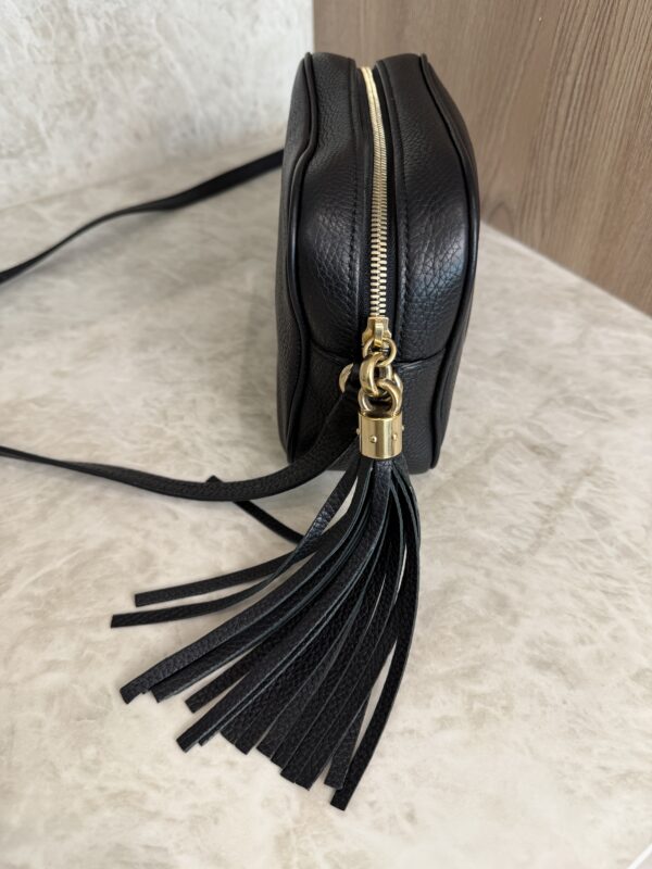 Gucci Calfskin Small Soho Disco Bag Black