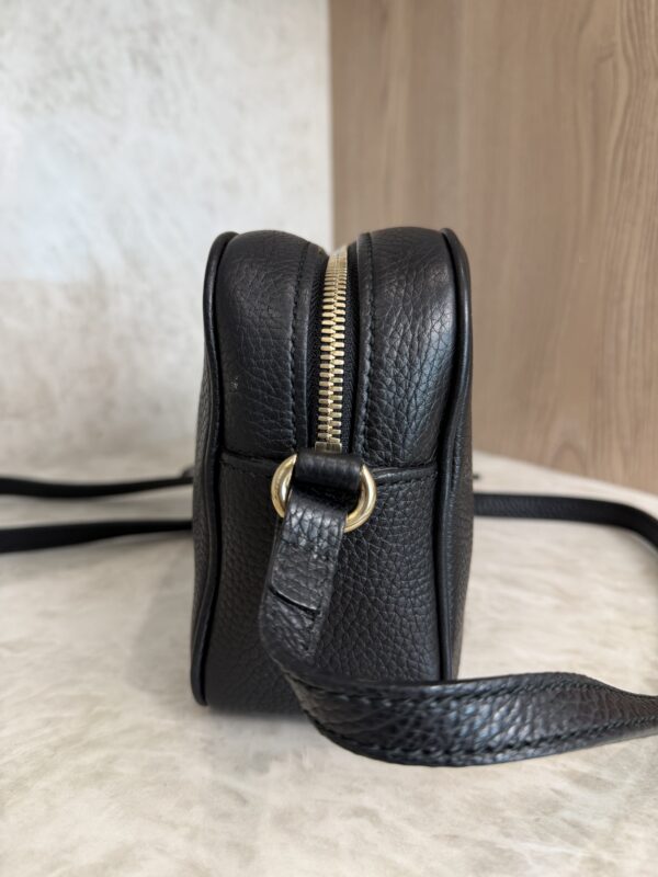 Gucci Calfskin Small Soho Disco Bag Black