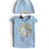 Versace Onsie Romper Size 9-12 with Hat Blue