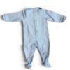 Versace Onsie Romper Size 9-12 with Hat Blue