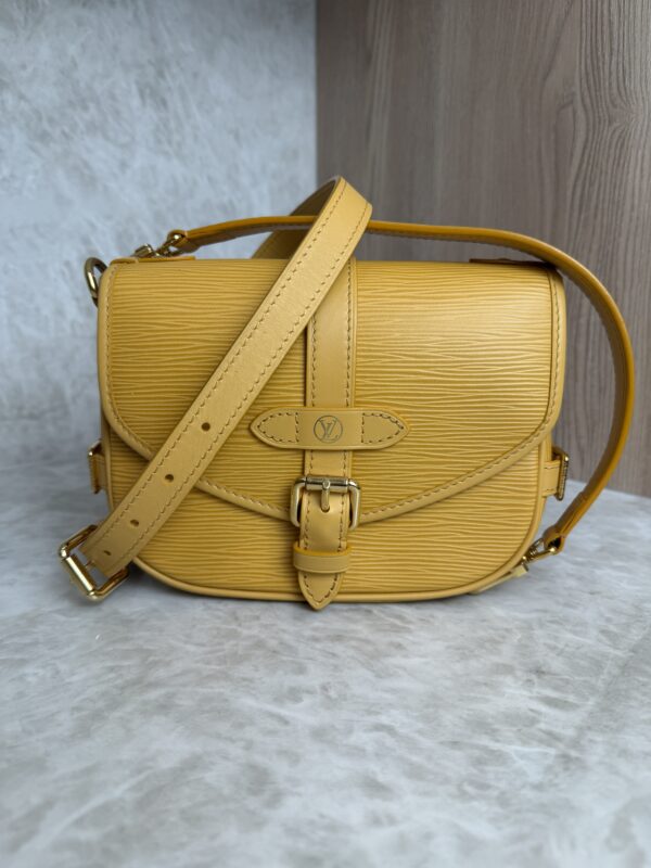 Louis Vuitton Epi Saumur BB Safran