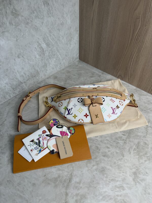 Louis Vuitton LV X TM Monogram Multicolor High Rise Bumbag White
