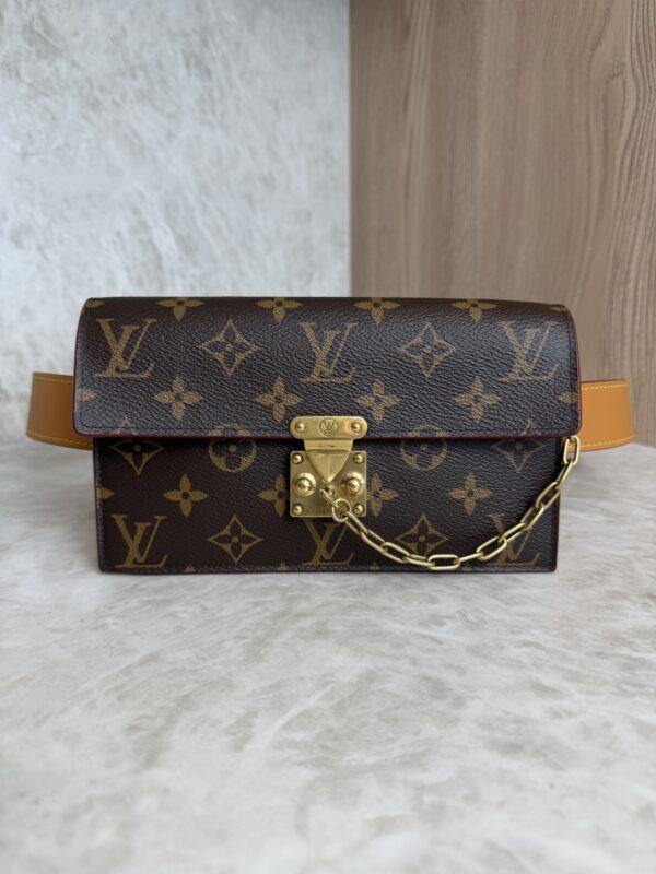 Louis Vuitton S Lock Belt Pouch Monogram Canvas