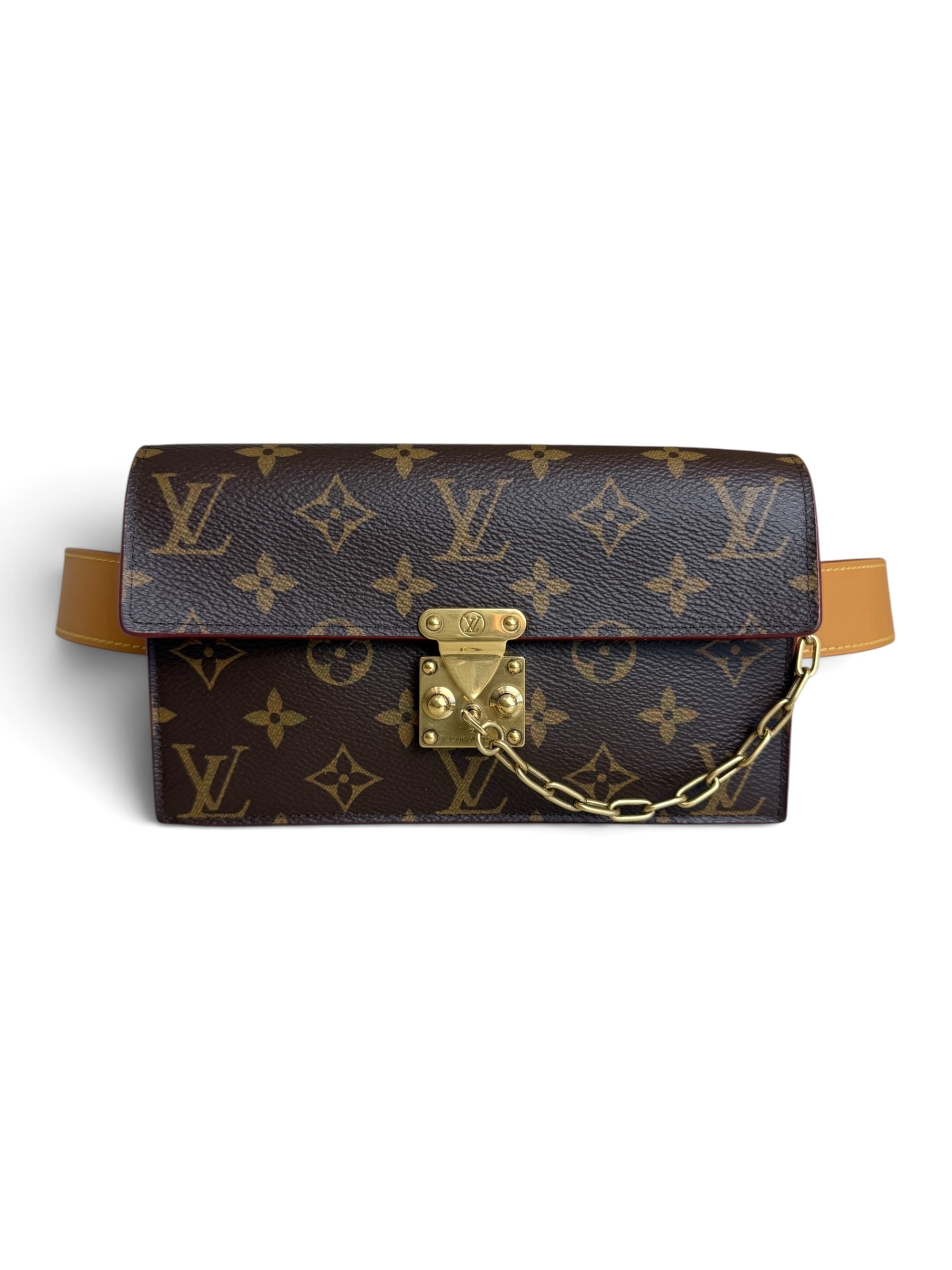 Louis Vuitton S Lock Belt Pouch Monogram Canvas