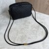 Saint Laurent (YSL) Quilted Monogram Victoire Camera Bag Black
