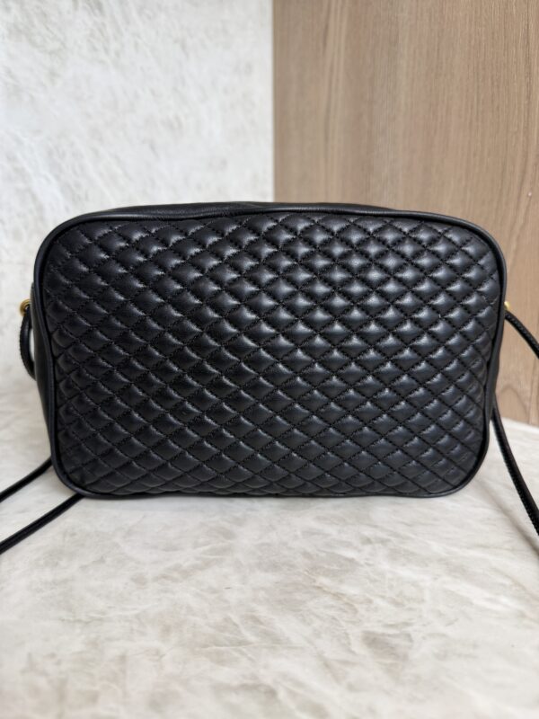 Saint Laurent (YSL) Quilted Monogram Victoire Camera Bag Black