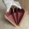 Louis Vuitton Denim Monogram Jacquard Zippy Wallet Pink
