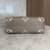 Louis Vuitton Onthego PM Bicolor Monogram Empreinte Leather Dove and Cream