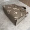 Louis Vuitton Onthego PM Bicolor Monogram Empreinte Leather Dove and Cream