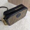 Fendi Black/Brown Coated Canvas And Leather Mini Camera Case Shoulder Bag