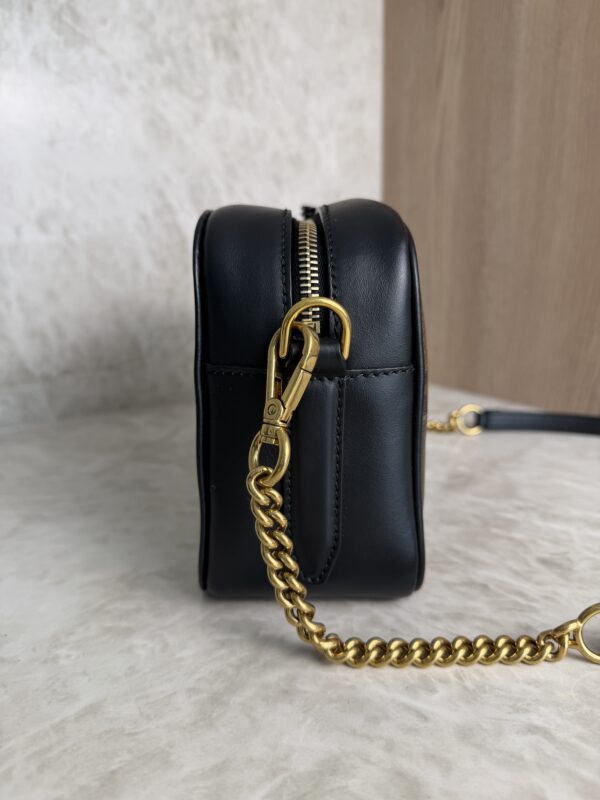 Fendi Black/Brown Coated Canvas And Leather Mini Camera Case Shoulder Bag