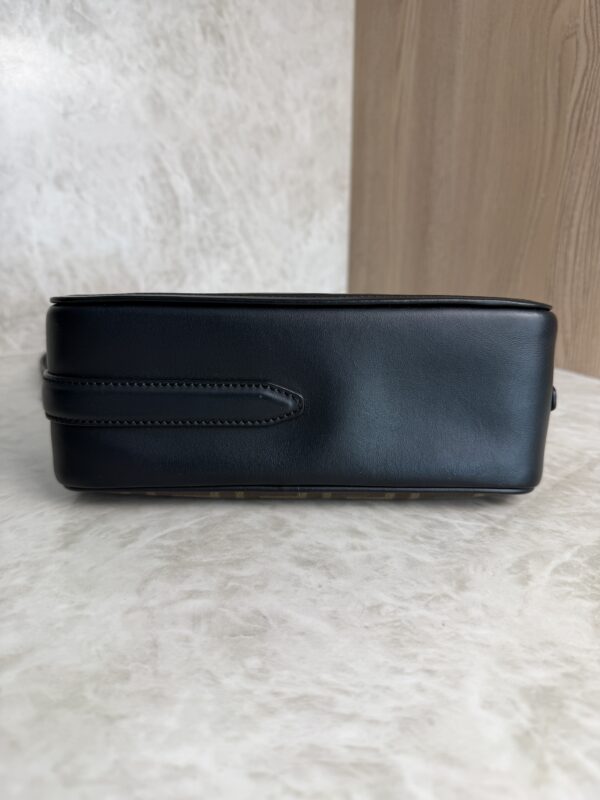Fendi Black/Brown Coated Canvas And Leather Mini Camera Case Shoulder Bag