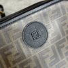 Fendi Black/Brown Coated Canvas And Leather Mini Camera Case Shoulder Bag