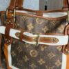 Louis Vuitton Limited Edition Monogram Tisse Rayures PM