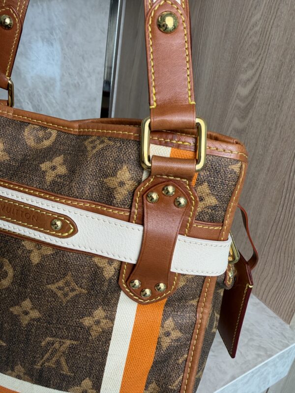 Louis Vuitton Limited Edition Monogram Tisse Rayures PM